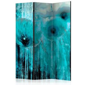 Paraván Turquoise madness Dekorhome 135x172 cm (3-dílný) obraz