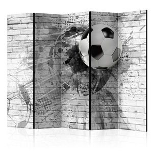 Paraván Dynamic Football Dekorhome 225x172 cm (5-dílný) obraz