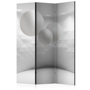 Paraván Geometric Room Dekorhome 135x172 cm (3-dílný) obraz