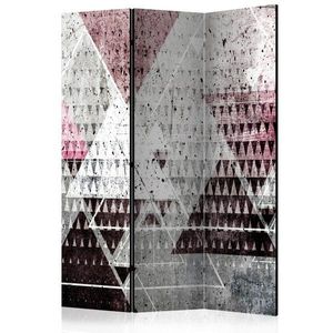 Paraván Triangles Dekorhome 135x172 cm (3-dílný) obraz
