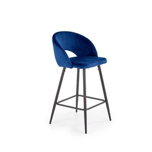 Barová židle H-96 Modrá obraz