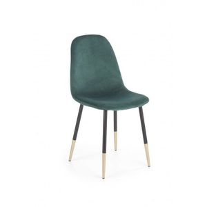 Jídelní židle K379 Tmavě zelená obraz