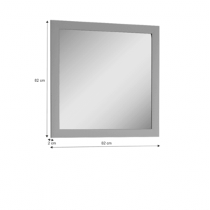 Zrcadlo LS2, šedá, PROVANCE obraz