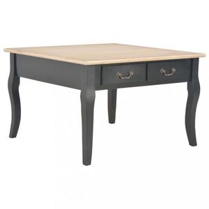 Konferenční stolek Acate dřevo / MDF Dekorhome Černá / přírodní obraz