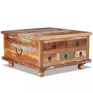 Konferenční stolek dřevo / kov Dekorhome Recyklované dřevo, Konferenční stolek dřevo / kov Dekorhome Recyklované dřevo obraz