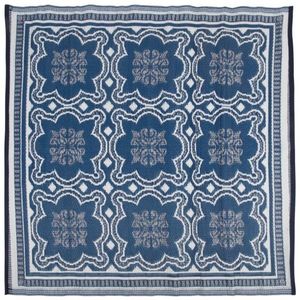 Venkovní koberec modrobílá Dekorhome, Venkovní koberec modrobílá Dekorhome obraz