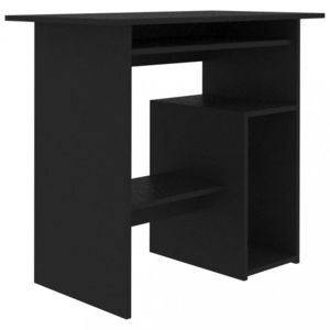 Počítačový stůl 80x45 cm Dekorhome Černá, Počítačový stůl 80x45 cm Dekorhome Černá obraz