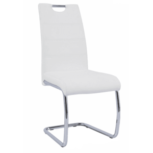 Jídelní židle ABIRA NEW Bílá, Jídelní židle ABIRA NEW Bílá obraz