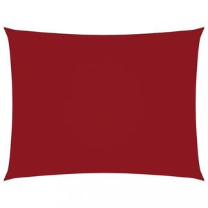 Stínící plachta obdélníková 5 x 6 m oxfordská látka Dekorhome Červená obraz