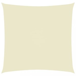 Stínící plachta čtvercová oxfordská látka 2, 5 x 2, 5 m Dekorhome Krémová, Stínící plachta čtvercová oxfordská látka 2, 5 x 2, 5 m Dekorhome Krémová obraz