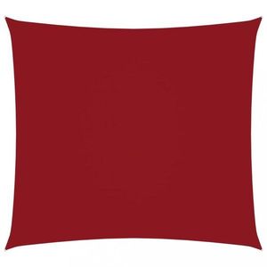 Stínící plachta čtvercová 6 x 6 m oxfordská látka Dekorhome Červená obraz