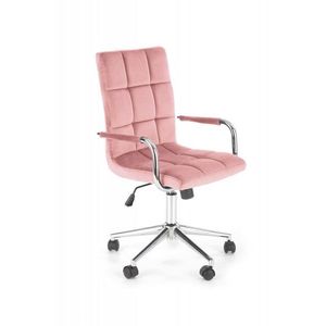 Kancelářská židle GONZO 4 Světle růžová obraz
