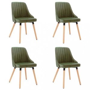 Jídelní židle 4 ks látka / buk Dekorhome Světle zelená, Jídelní židle 4 ks látka / buk Dekorhome Světle zelená obraz