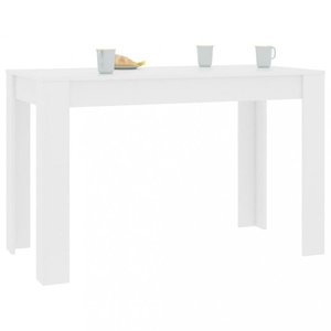 Jídelní stůl 120x60 cm Dekorhome Bílá, Jídelní stůl 120x60 cm Dekorhome Bílá obraz
