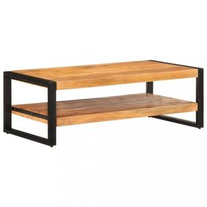 Konferenční stolek dřevo / kov Dekorhome Akácie, Konferenční stolek dřevo / kov Dekorhome Akácie obraz