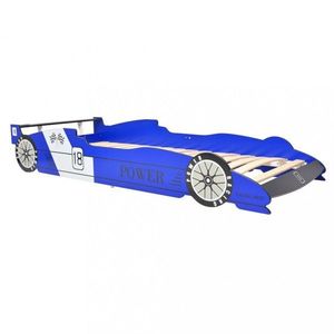 Dětská postel závodní auto Dekorhome Modrá obraz