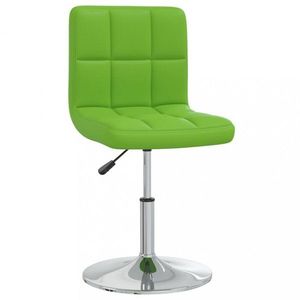 Kancelářská židle umělá kůže / chrom Dekorhome Zelená obraz