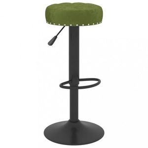 Barová židle samet / kov Dekorhome Světle zelená, Barová židle samet / kov Dekorhome Světle zelená obraz