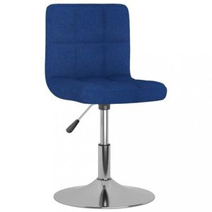 Barová židle látka / kov Dekorhome Modrá obraz