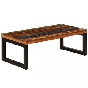 Konferenční stolek masivní dřevo / kov Dekorhome Recyklované dřevo obraz