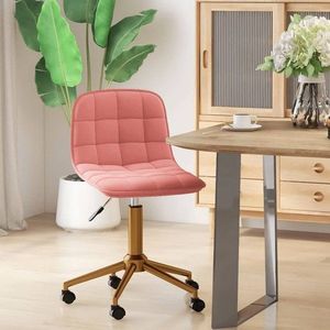 Otočná jídelní židle samet / kov Dekorhome Růžová, Otočná jídelní židle samet / kov Dekorhome Růžová obraz