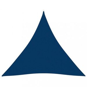Stínící plachta trojúhelníková 5 x 5 x 5 m oxfordská látka Dekorhome Modrá obraz