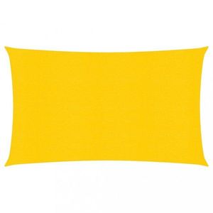 Stínící plachta obdélníková 2, 5 x 5 m oxfordská látka Dekorhome Žlutá obraz