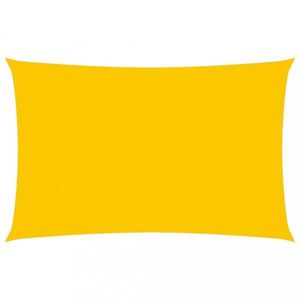 Stínící plachta obdélníková 2 x 5 m oxfordská látka Dekorhome Žlutá obraz
