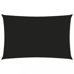 Stínící plachta obdélníková 2 x 5 m oxfordská látka Dekorhome Černá obraz