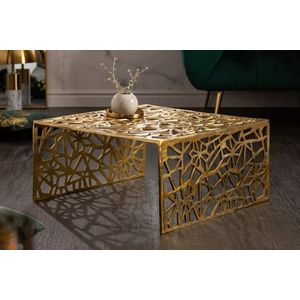 Konferenční stolek ARIADNA Dekorhome Zlatá, Konferenční stolek ARIADNA Dekorhome Zlatá obraz