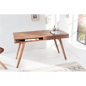 Psací stolek se zásuvkami masivní dřevo Dekorhome Sheeshamové dřevo obraz