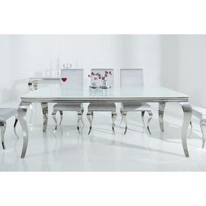 Jídelní stůl ZETHOS Dekorhome Bílá obraz