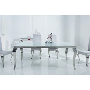 Jídelní stůl ZETHOS 180 cm Dekorhome Bílá obraz