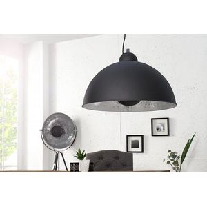 Závěsná lampa BRUSEL Dekorhome Stříbrná / černá obraz