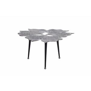 Konferenční stolek MELEAGROS Dekorhome Stříbrná, Konferenční stolek MELEAGROS Dekorhome Stříbrná obraz