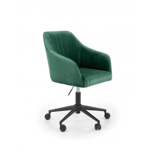 Kancelářská židle FRESCO Halmar Tmavě zelená obraz