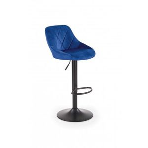 Barová židle H101 Halmar Modrá obraz