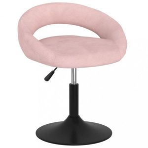 Barová židle samet / kov Dekorhome Růžová obraz