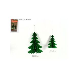 PROHOME - Stromek vánoční závěsný 2ks obraz