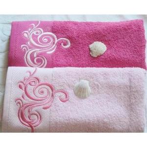 županový ručník růžová obraz