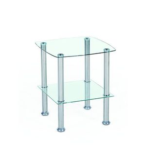 Konferenční stolek SHERATAN, kov/sklo obraz
