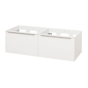 MEREO Mailo, koupelnová skříňka 121 cm, bílá, chrom madlo CN518S obraz