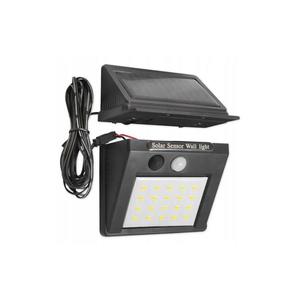 LED Solární nástěnné svítidlo se senzorem a externím panelem LED/0, 55W/3, 7V IP65 obraz