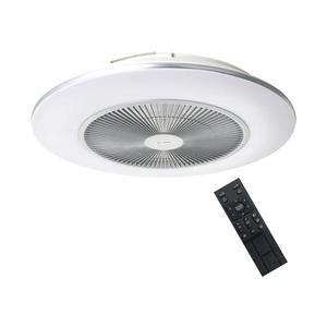 LED Stmívatelné stropní svítidlo s látorem ARIA LED/38W/230V stříbrná + DO obraz