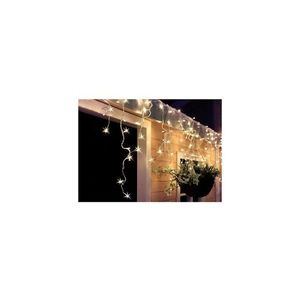 LED vánoční závěs, rampouchy, 360 LED, 9m x 0, 7m, přívod 6m, venkovní, teplé bílé světlo 1V401-WW obraz