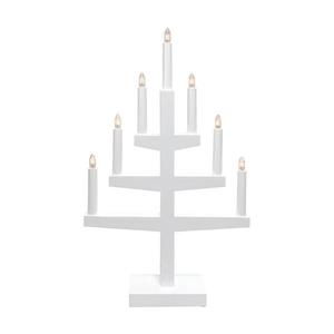 Eglo Eglo 410153 - Vánoční svícen TRAPP 7xE10/3W/230V bílá obraz