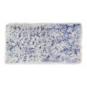 Kontrast Kusový koberec s vysokým vlasem OMBRE 120 x 160 cm - modrý obraz