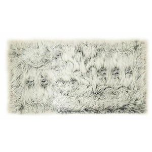 Kontrast Kusový koberec s vysokým vlasem OMBRE 120 x 160 cm - světle šedý obraz