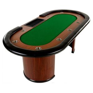 Tuin Royal Flush 32443 XXL pokerový stůl, 213 x 106 x 75cm, zelená obraz