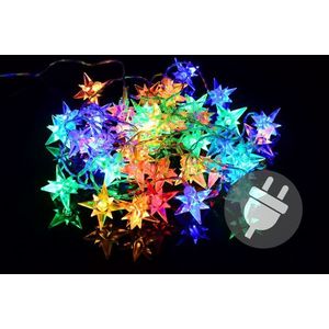Nexos Trading GmbH & Co. KG Vánoční LED osvětlení - barevné hvězdy - 40 LED obraz